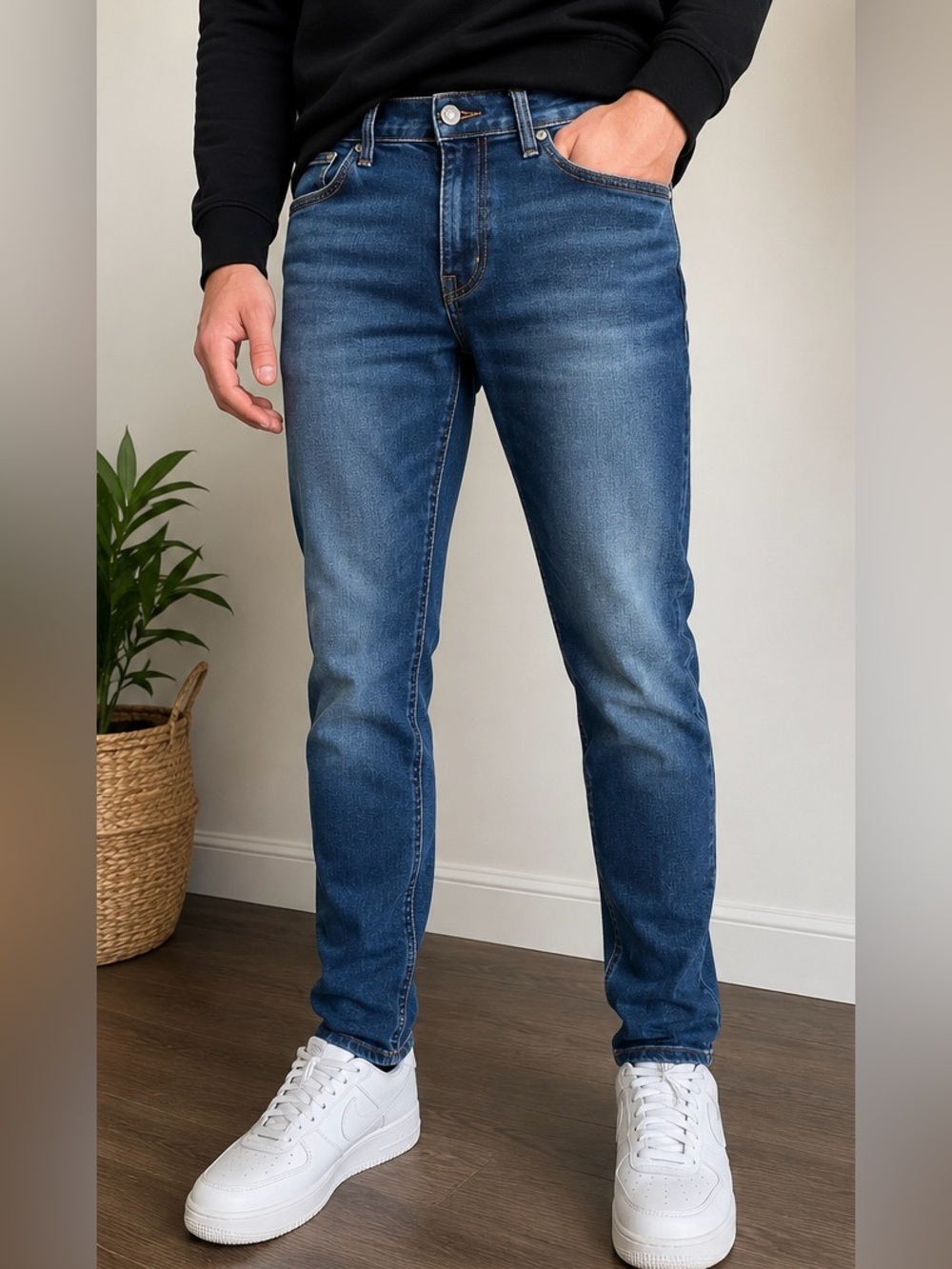 GAP Slim Comfort Stretch Jeans Mens 30x30 Medium Wash Slim Fit